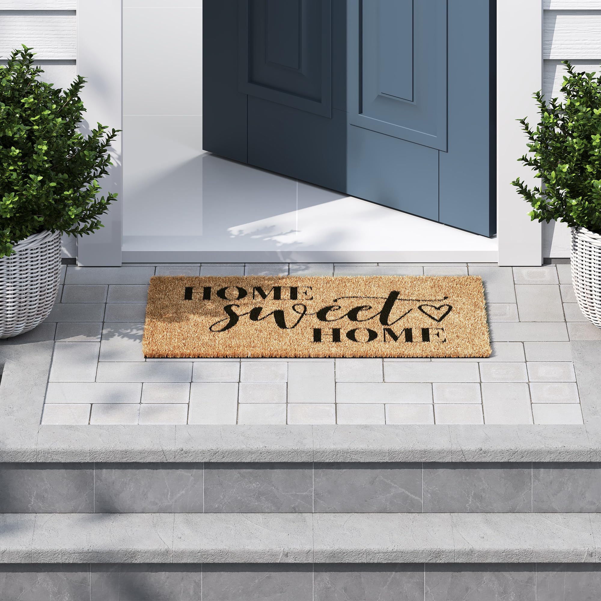 Barnyard Designs Home Sweet Home letters close-up for bold, readable welcome.