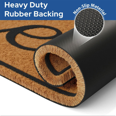 Barnyard Designs Hello mat adds bold charm to entrances.