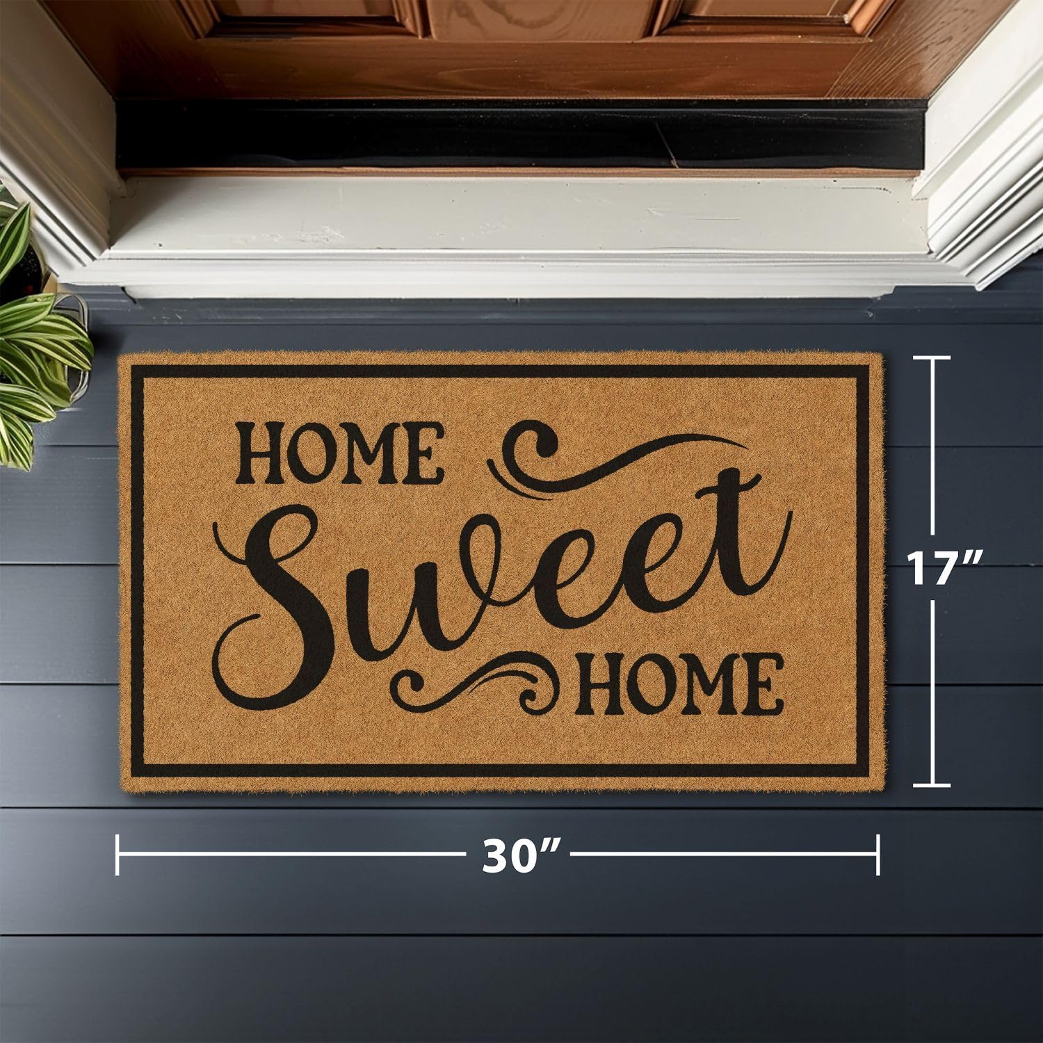 Barnyard Designs non-slip backing illustrates stable placement for families and pets