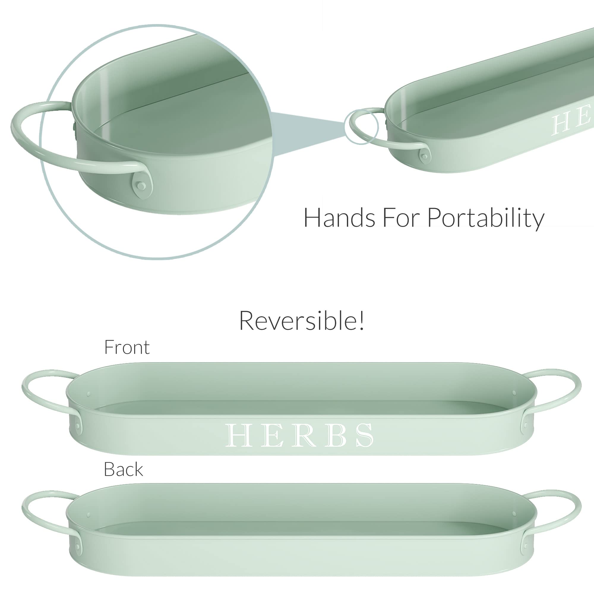 Barnyard Designs 4.25 inch wide pots for compact herb gardens