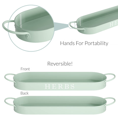 Barnyard Designs 4.25 inch wide pots for compact herb gardens