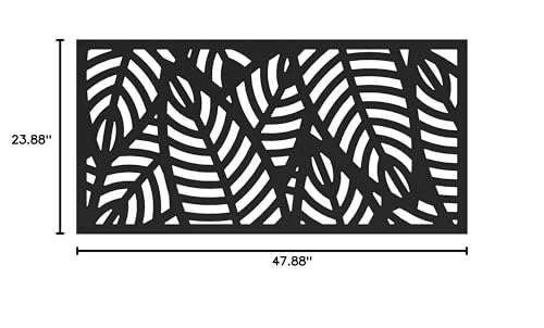 Barrette Sanibel screen 2x4 panel suitable for under-deck and garden areas.