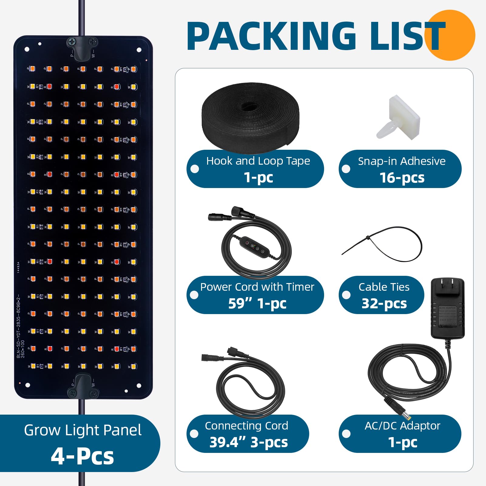 Barrina three spectrum modes adapt for seedling to flowering stages.