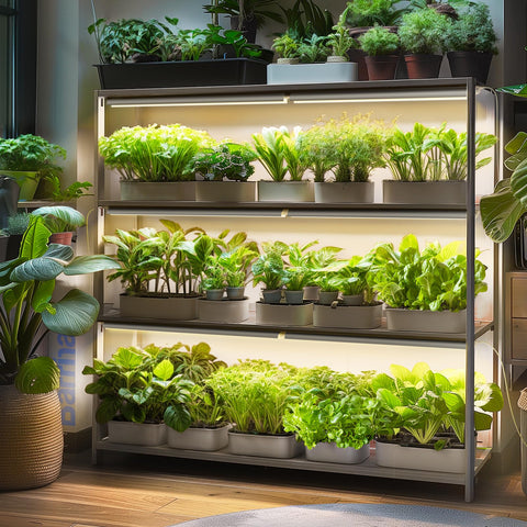 Barrina close-up of modular connectors and cable ties for easy setup.