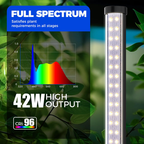 Barrina 4ft-height stand delivers wide illumination across large pots