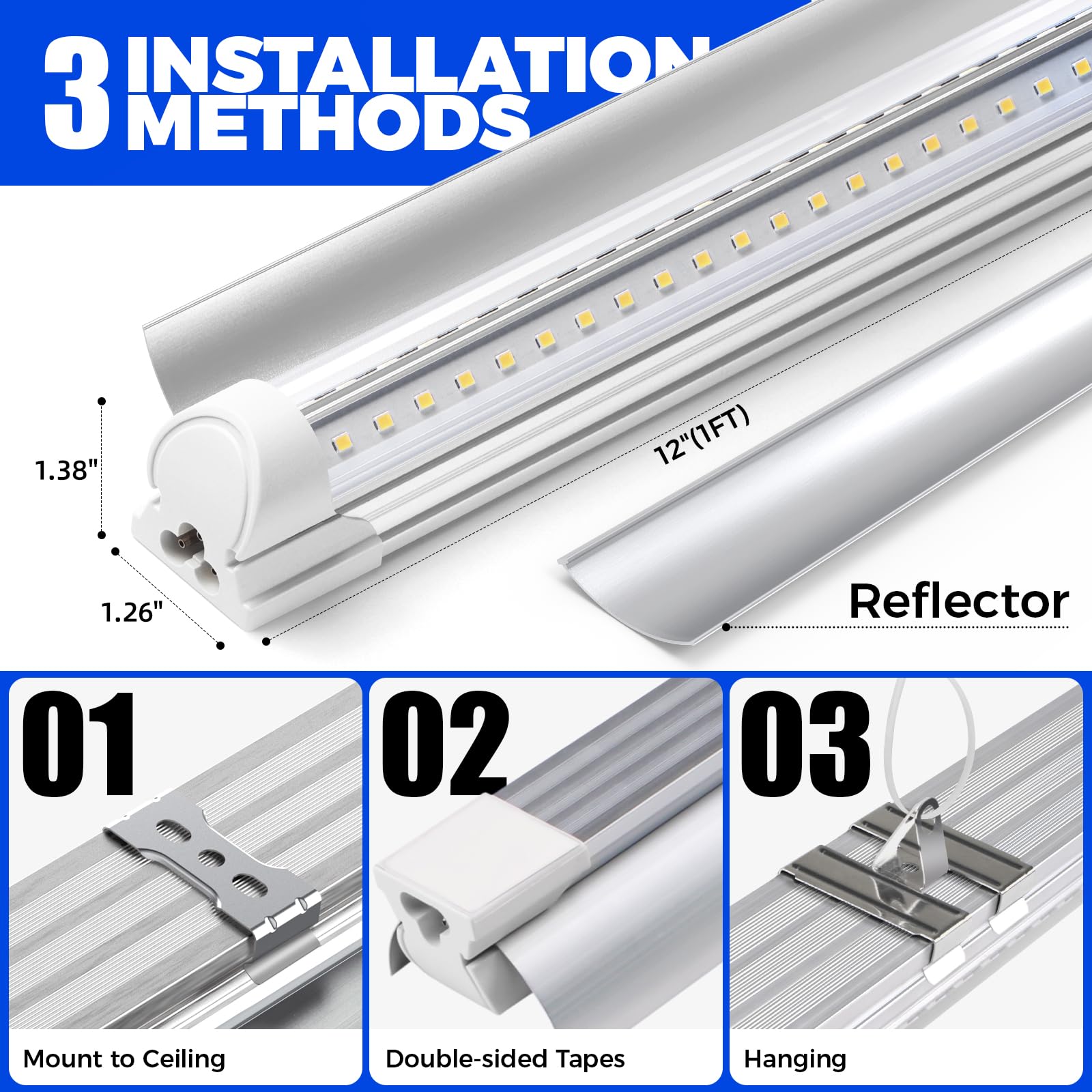 Barrina aluminum shell provides rapid heat dissipation for longer LED life