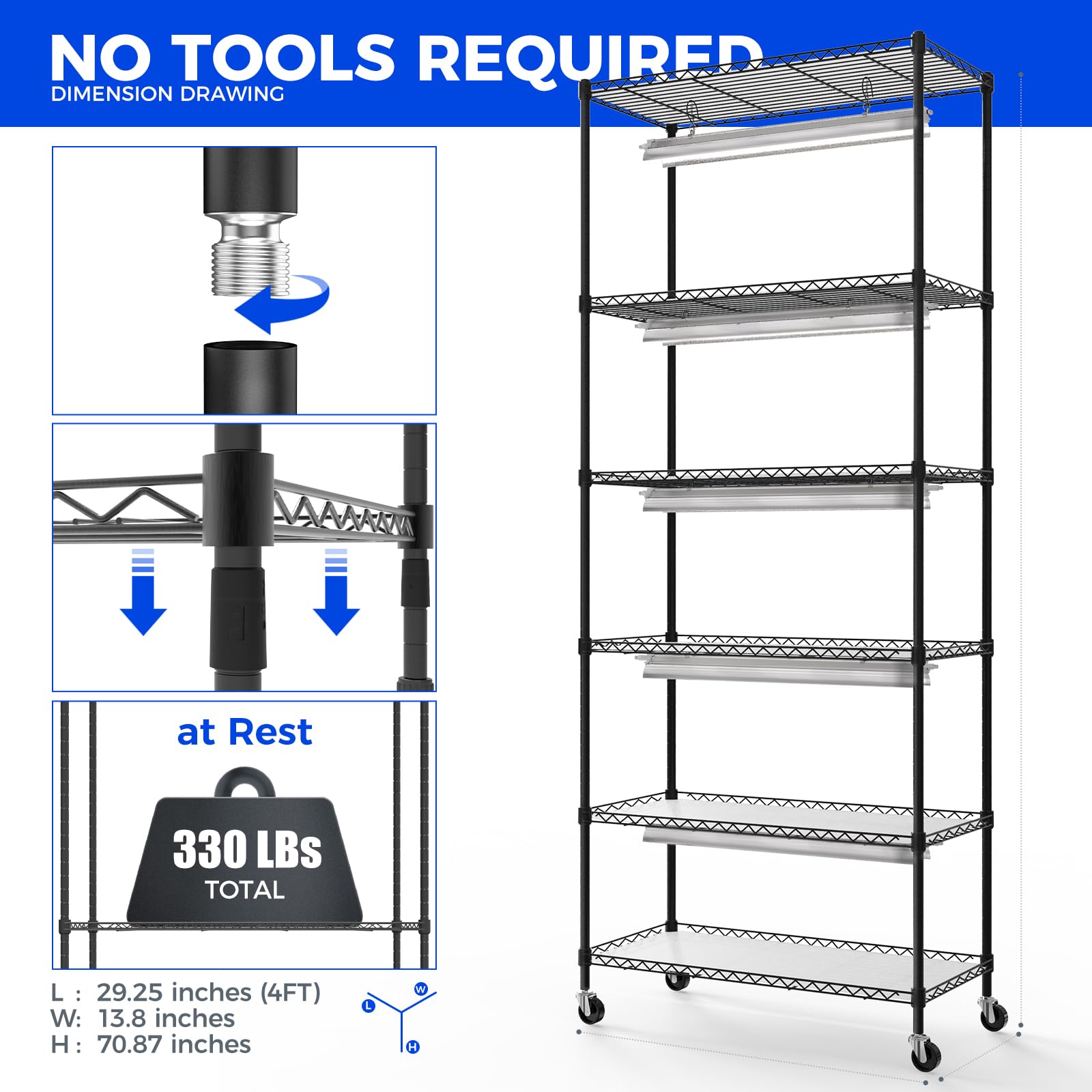 Barrina CX2 timer socket automates daily light cycles.