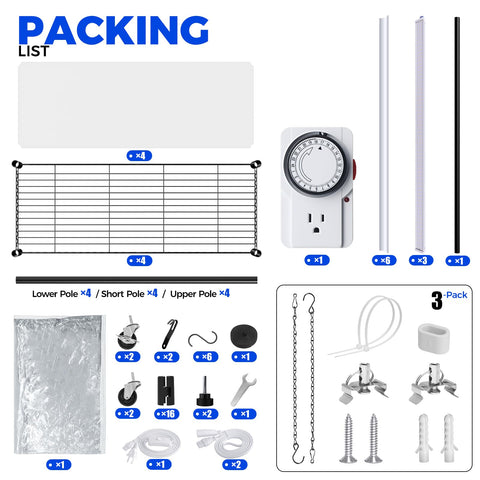 Barrina CX3Z indoor growing enables seedlings and succulents to thrive.