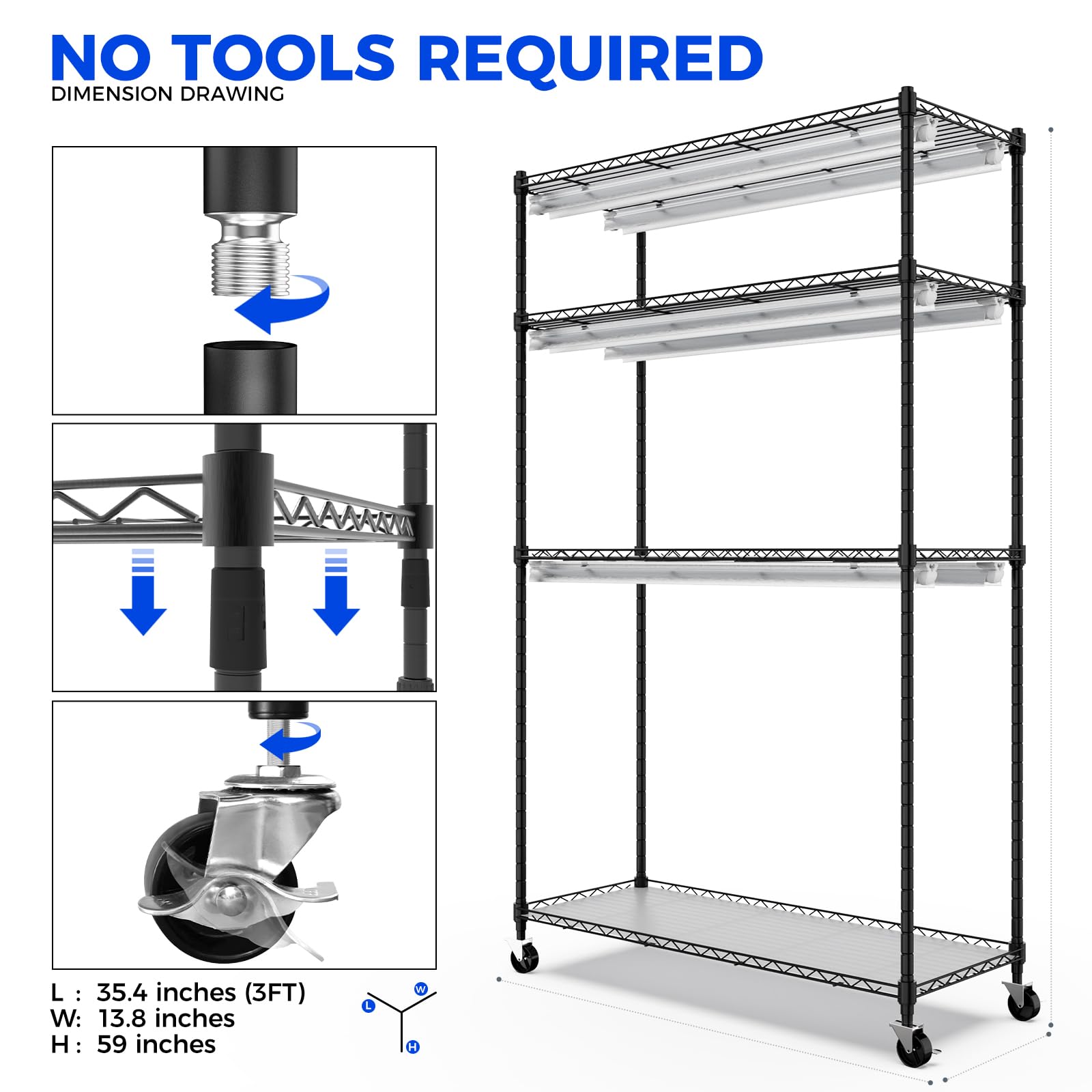 Barrina CX5 complete kit with cables and shelves for immediate use