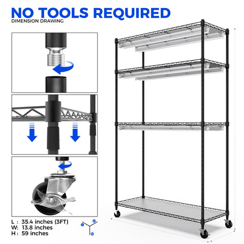 Barrina CX5 complete kit with cables and shelves for immediate use