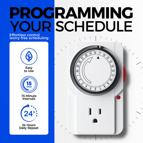 Barrina CX5 timer socket enables automated daily lighting
