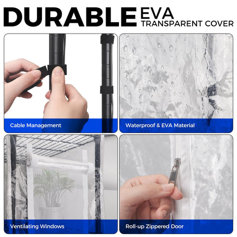 Barrina CX5Z mechanical timer ensures automatic daily light cycles.