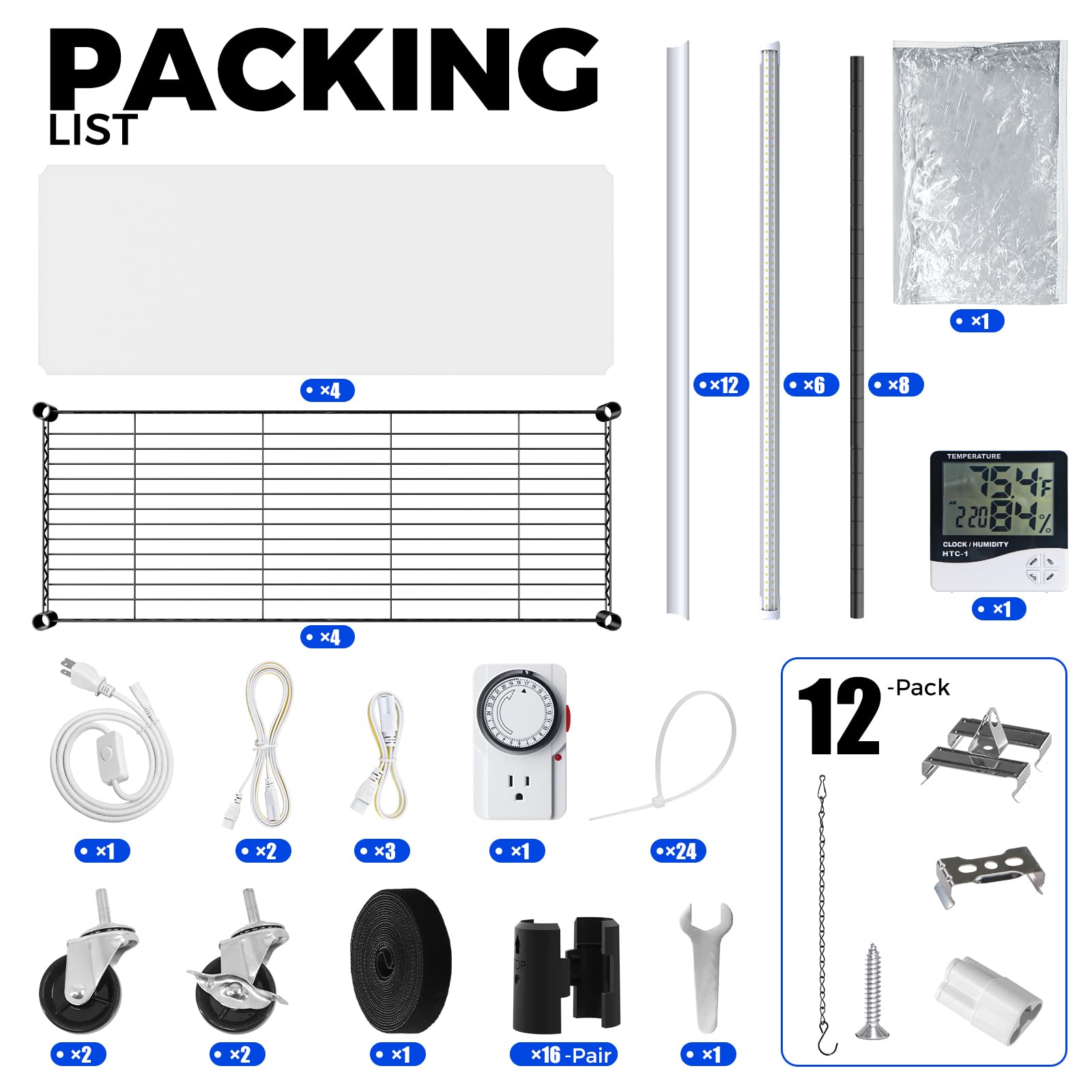 Barrina CX5Z contents packaging reveal for easy setup.