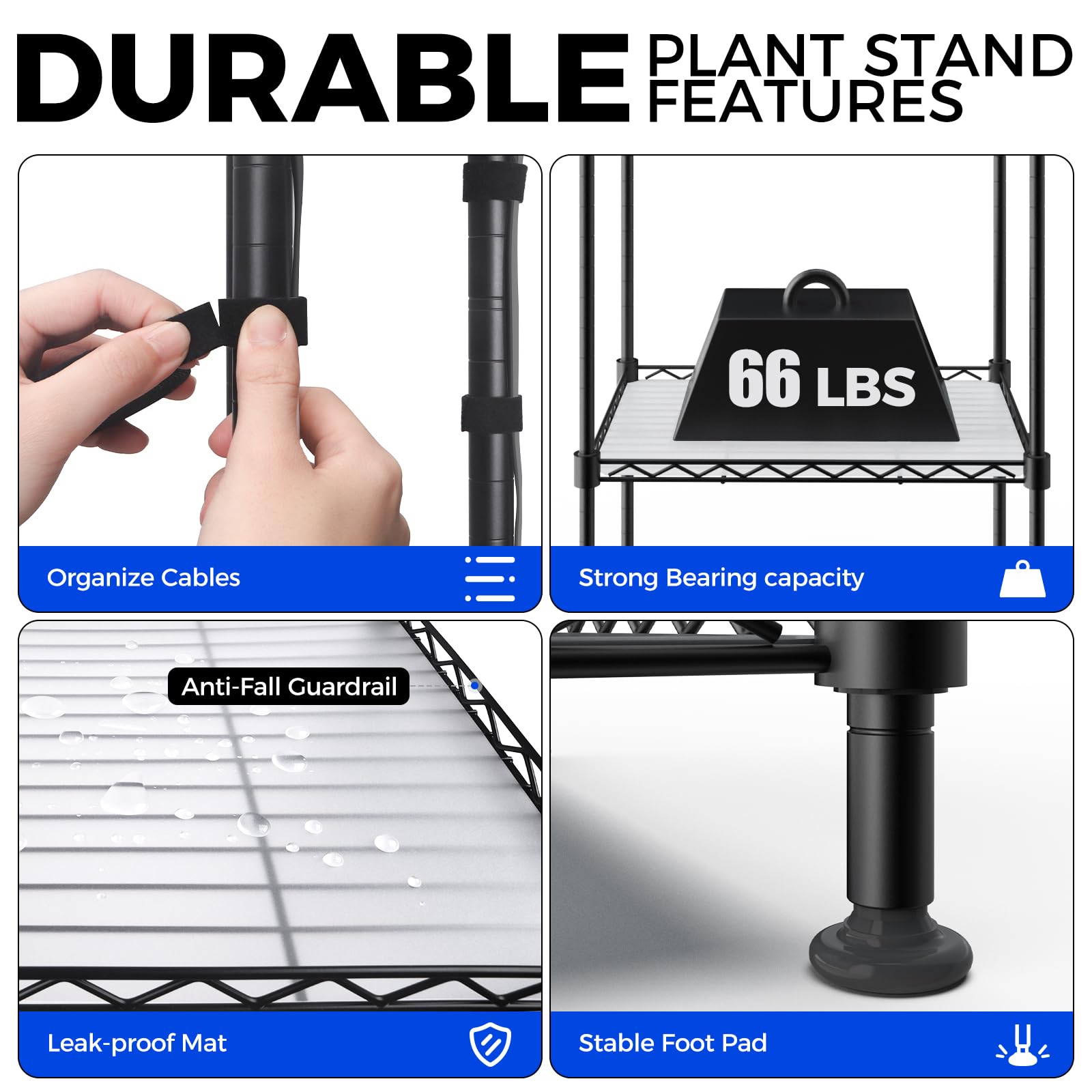Barrina CX83 five-tier stand displaying organized indoor garden setup