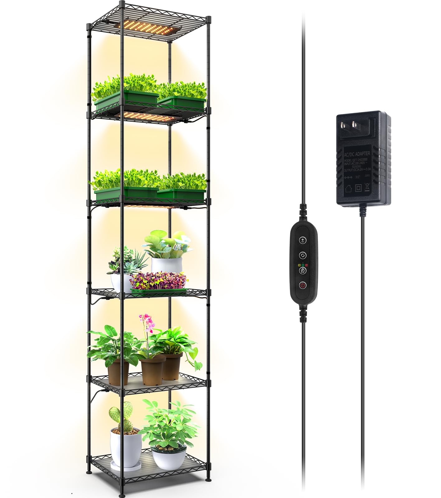 Barrina CX83 plant stand 6-tier for space-saving indoor gardening