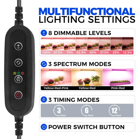 Barrina CX83 timer control automates 3H/6H/12H cycles