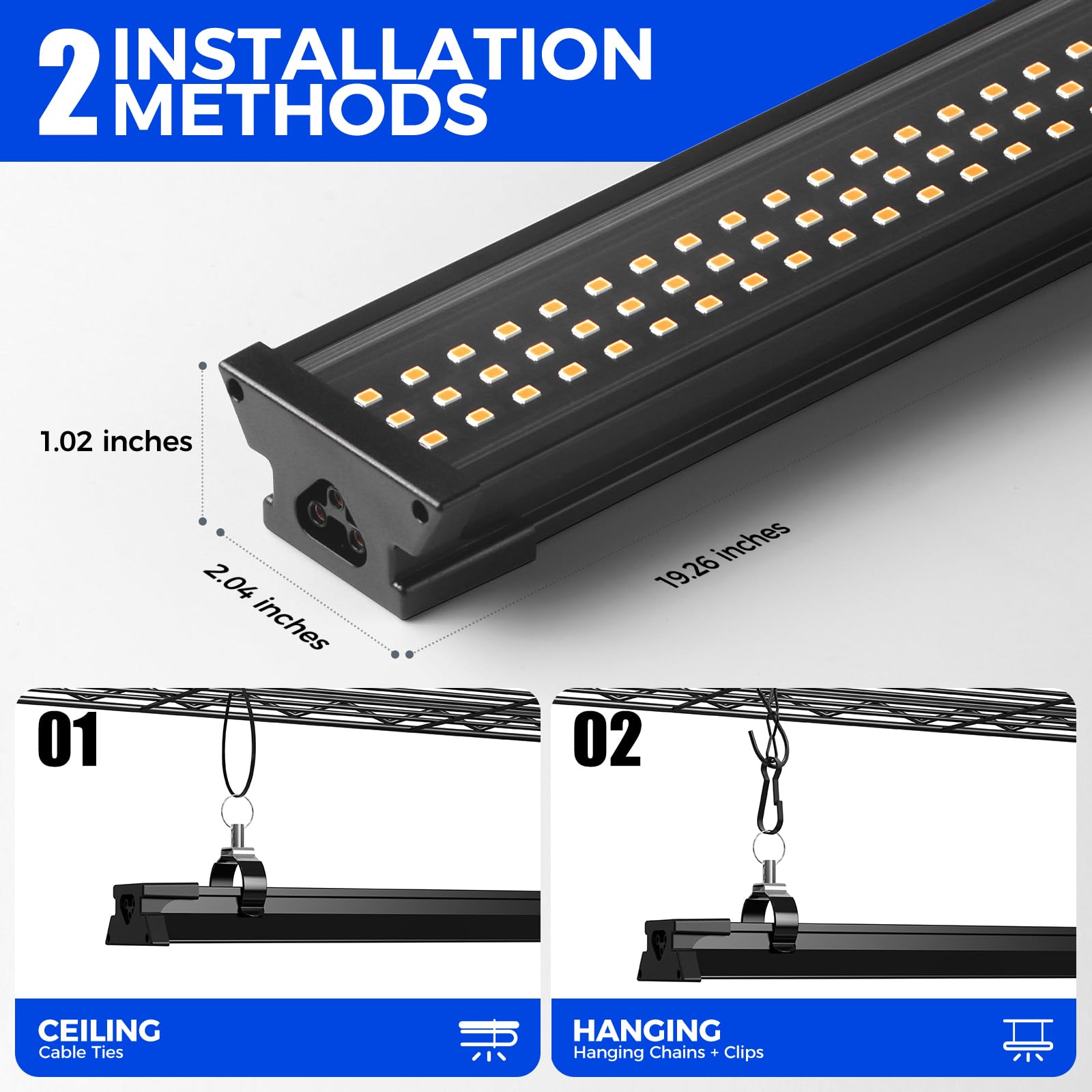 Barrina CX91Z compact dimensions fit tight spaces without sacrificing growth area.