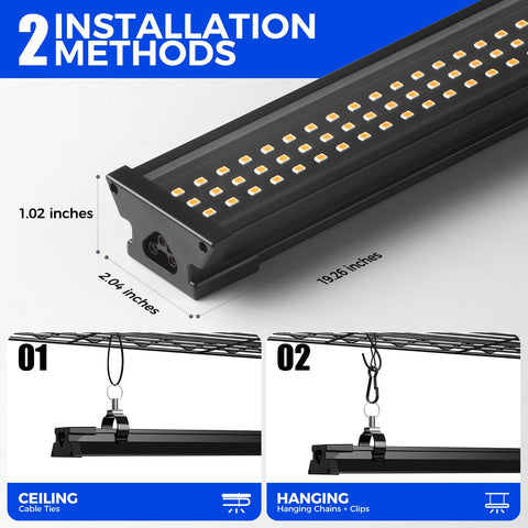 Barrina CX91Z compact dimensions fit tight spaces without sacrificing growth area.