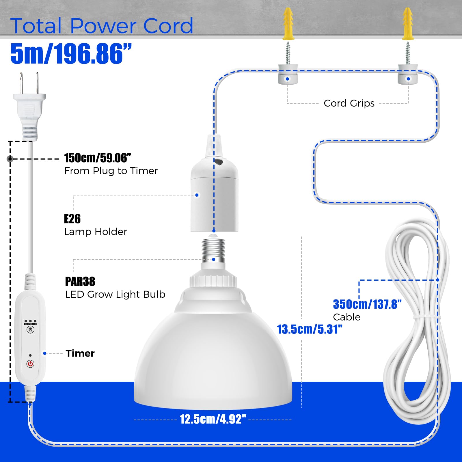 Barrina full-spectrum light close-up highlighting color accuracy