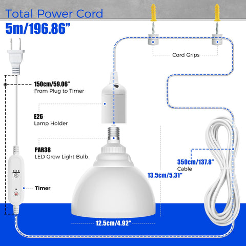 Barrina full-spectrum light close-up highlighting color accuracy