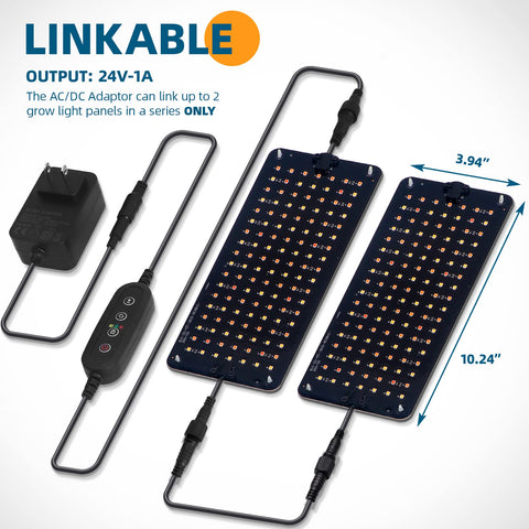 Barrina grow light panel automatic timer minimizes daily manual light cycling.