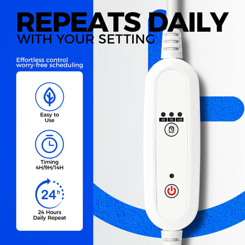 Barrina grow light being installed in a plant setup