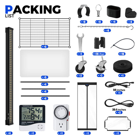 Barrina LP600 thermometer helps monitor indoor growing conditions.