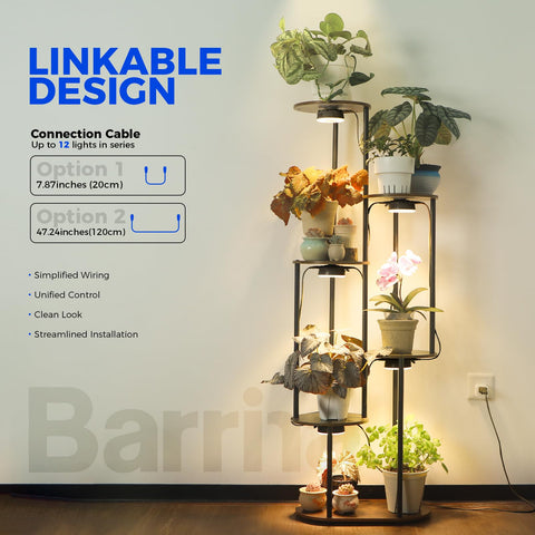 Barrina Orbgrow OG09 back panel with timer and controls.