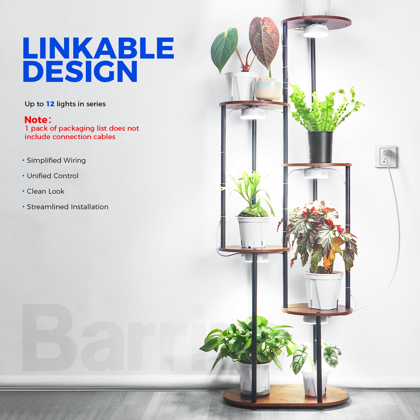 Barrina Orbgrow OG09 compact body saves space on tight shelves.