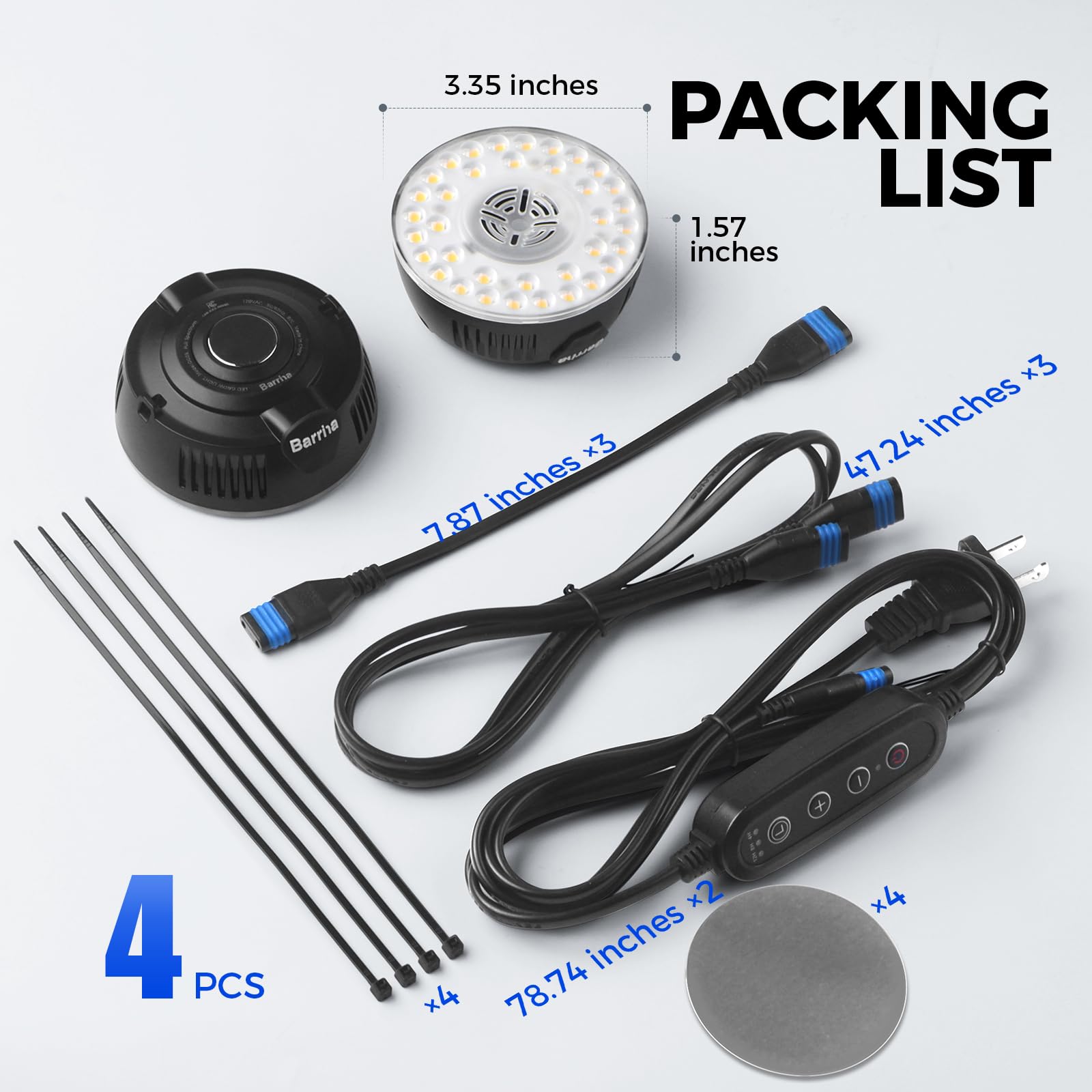 Barrina Orbgrow OG09 4-pack ready for versatile indoor setups