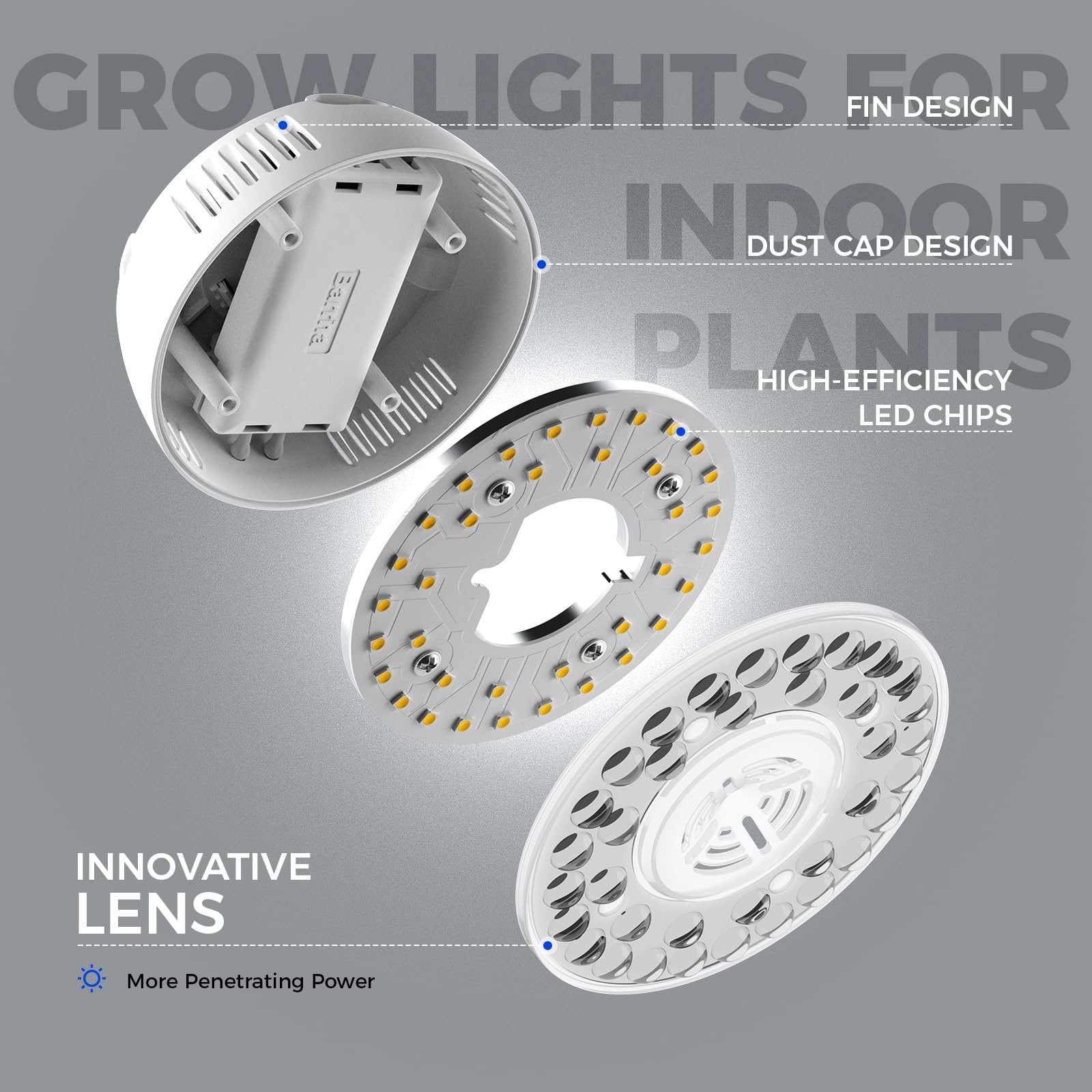 Barrina Orbgrow OG09 keeps heat manageable with proper mounting distance.