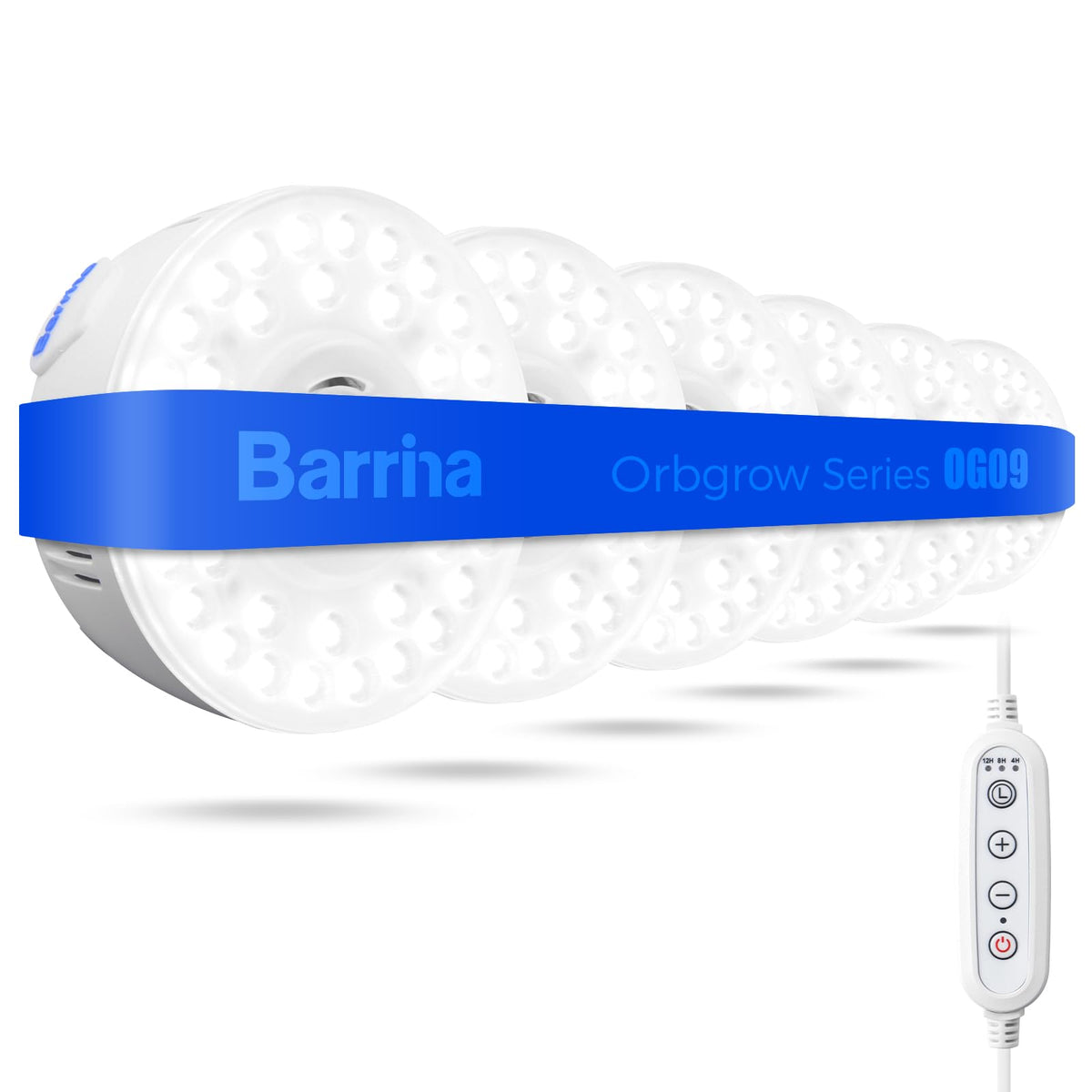 Barrina Orbgrow OG09 puck light with magnetic mount for neat indoor growing.