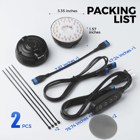 Barrina Orbgrow OG09 two-pack for coordinated indoor lighting.