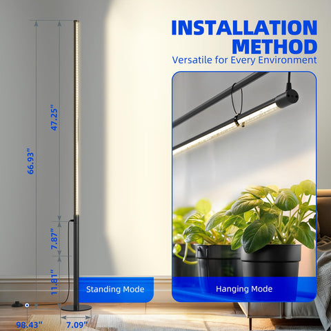 Barrina T10 Pro 169 LEDs deliver wide coverage across plant shelves.