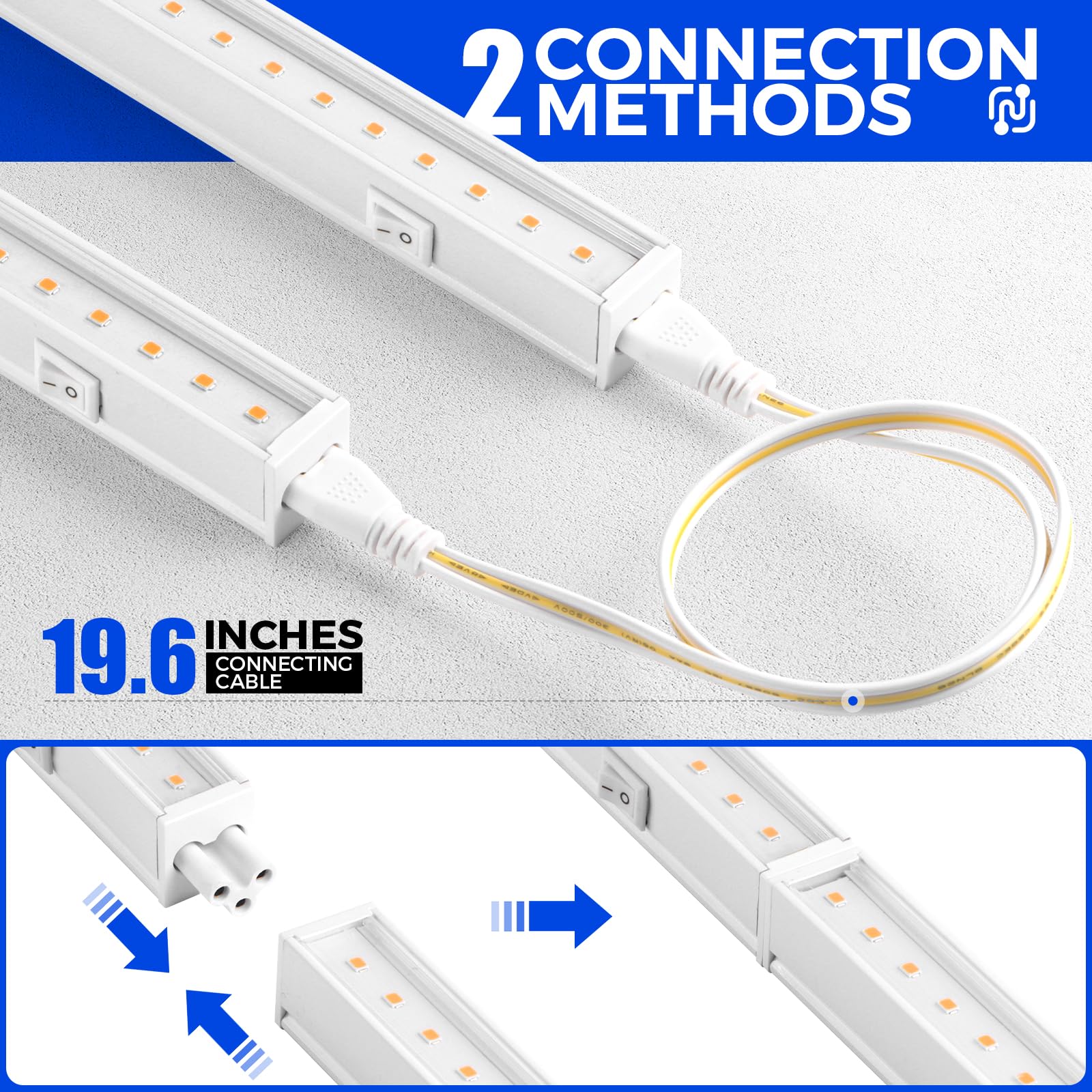 Barrina T5 2ft grow light glow creates inviting growing environment.