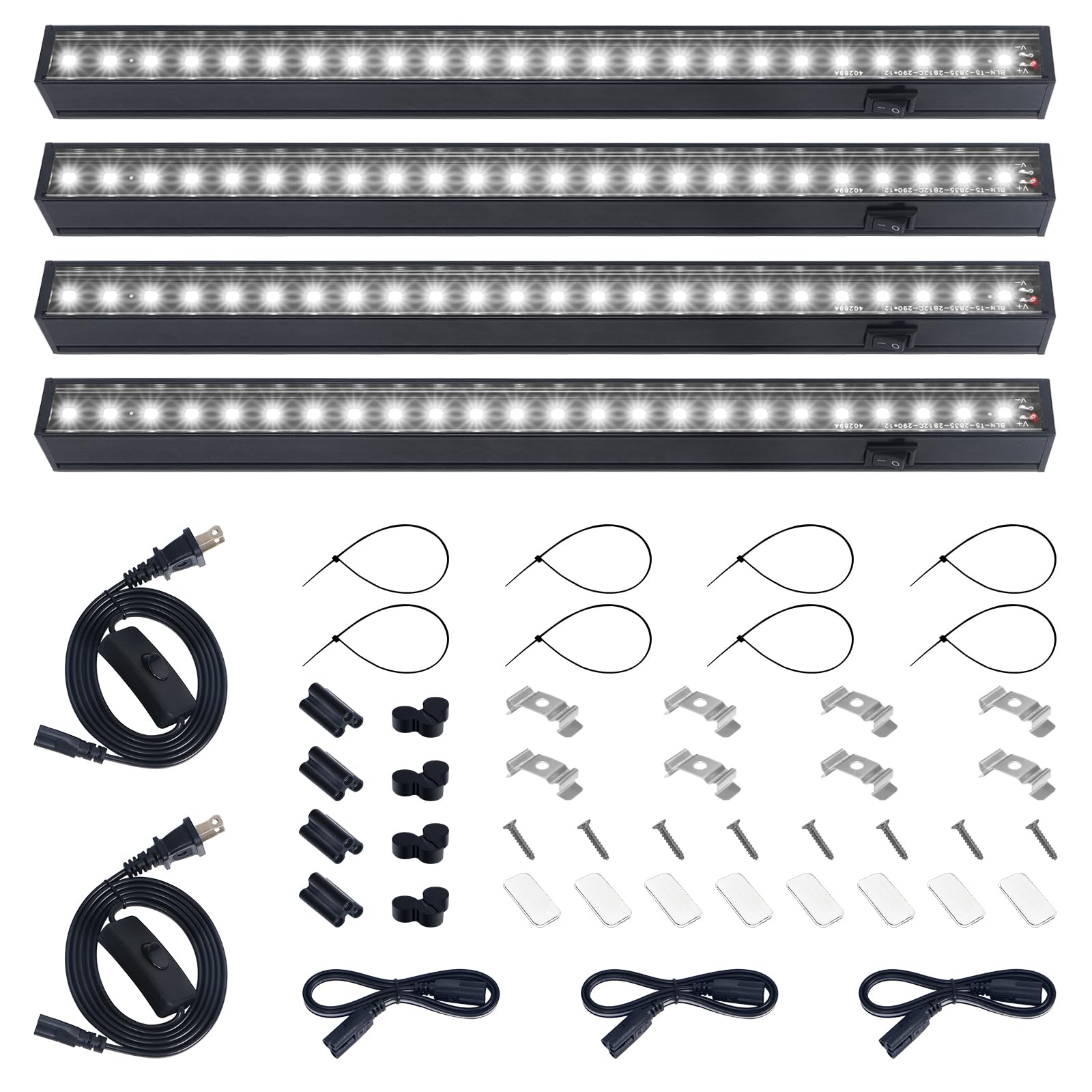 Barrina T5 grow light 1ft with black cover, discreet indoor lighting solution