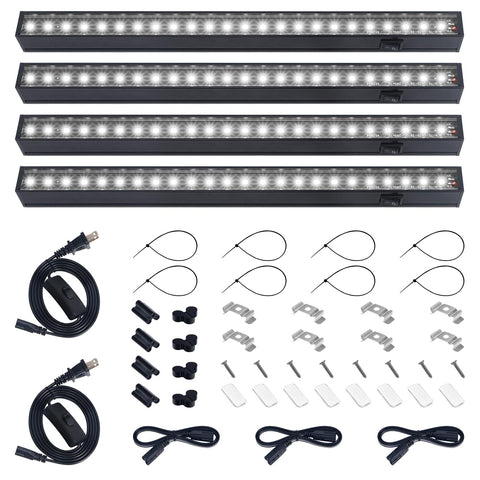 Barrina T5 grow light 1ft with black cover, discreet indoor lighting solution