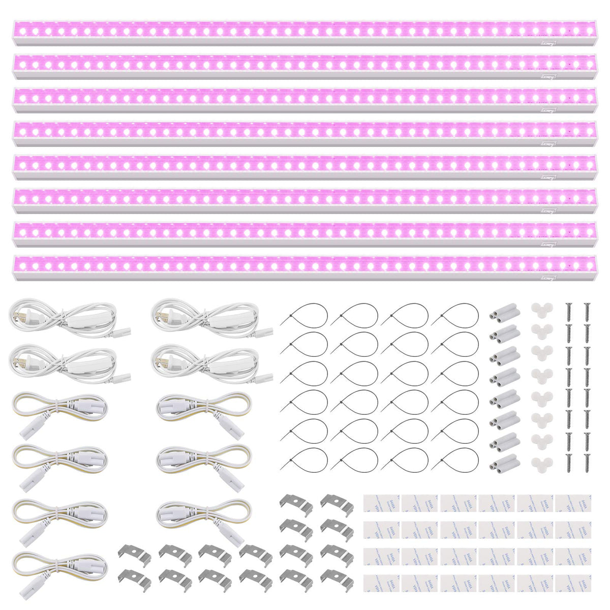 Barrina T5 grow light 4ft panel delivers full-spectrum illumination for thriving seedlings.