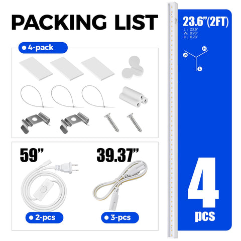 Barrina T5 grow light coverage area aiding dense plant clusters