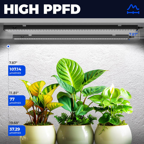 Barrina T5 eight-pack showing scalable lighting for larger grow areas.