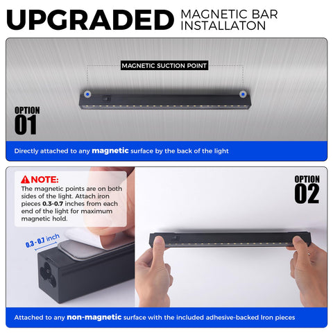 Easy clip installation for Barrina light strips.