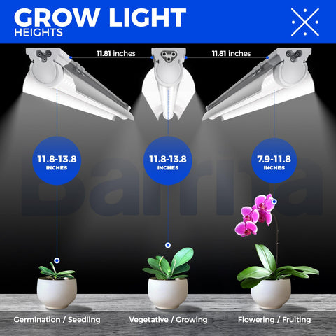 Barrina T8's 168W total with 768 LEDs enables high efficiency