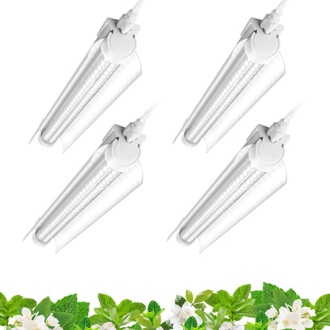Barrina T8 grow light strip in use for indoor plants, supporting healthy seedling growth