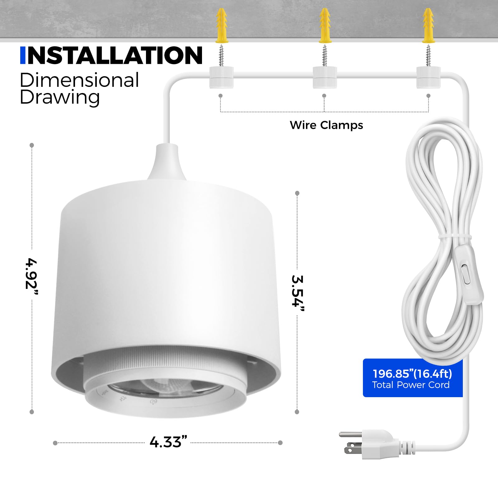 Barrina TR40 timer and installation features for easy setup