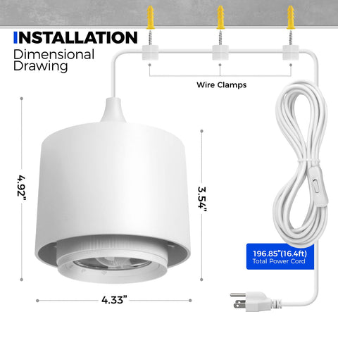 Barrina TR40 timer and installation features for easy setup