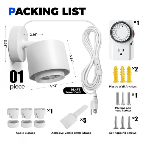 Barrina TR40a installation options show wall or ceiling mounting flexibility.
