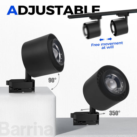 Barrina TR40c 16.4 ft power cord enables flexible placement.