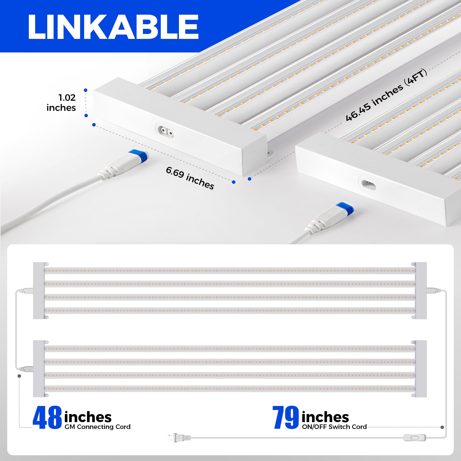 Barrina TX-L84 360-degree heat dissipation keeps LEDs cooler over time