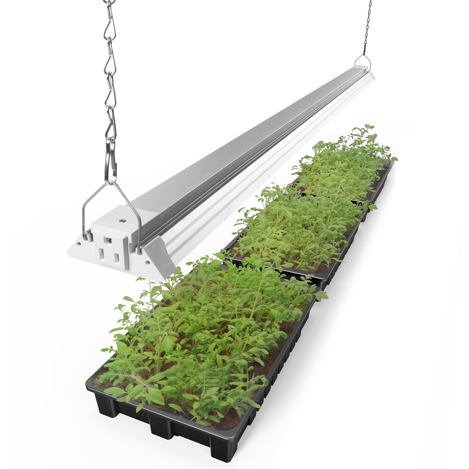 Barrina TX72 seed-starting light over trays boosts germination potential