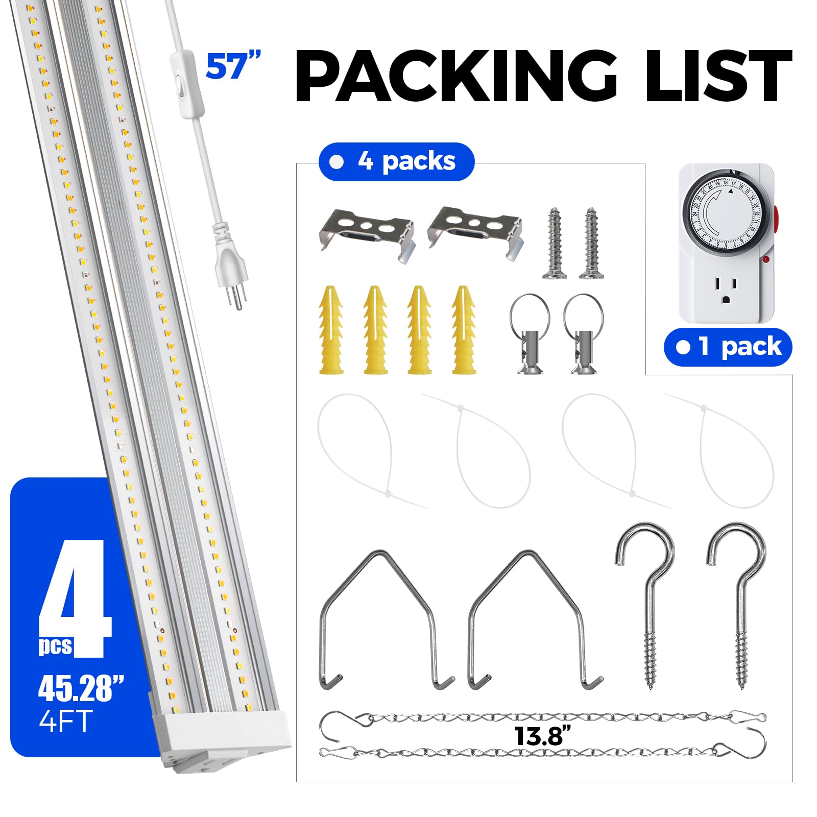 Barrina TX72 high brightness 8100 lumens for dense canopies